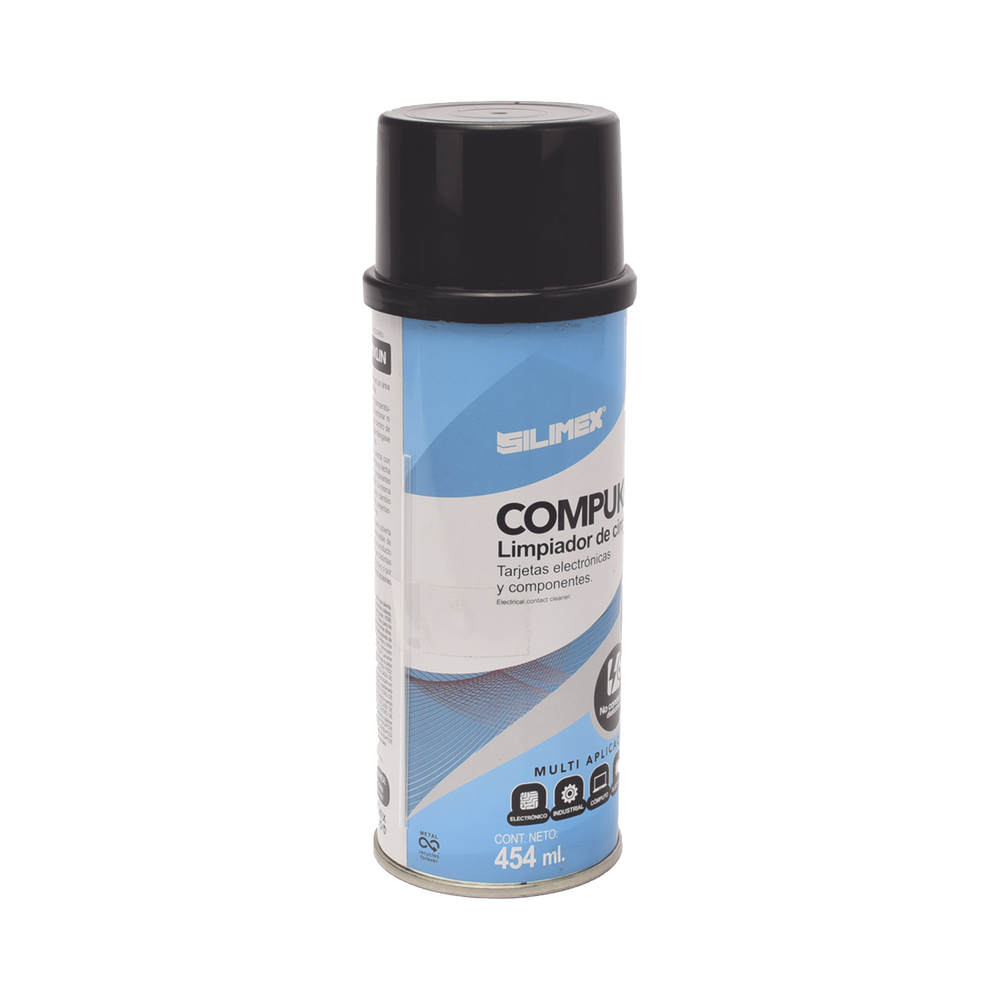 Limpiador desengrasante en aerosol dielectrico, para tarjetas electrónicas y circuitos, bote 454 ml - Imagen 3