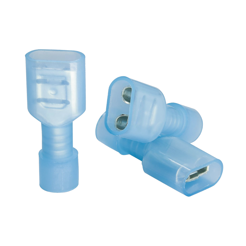 Terminal hembra aislada completa para cables 16 -14 AWG / Venta de bolsa en 25 piezas - Imagen 4