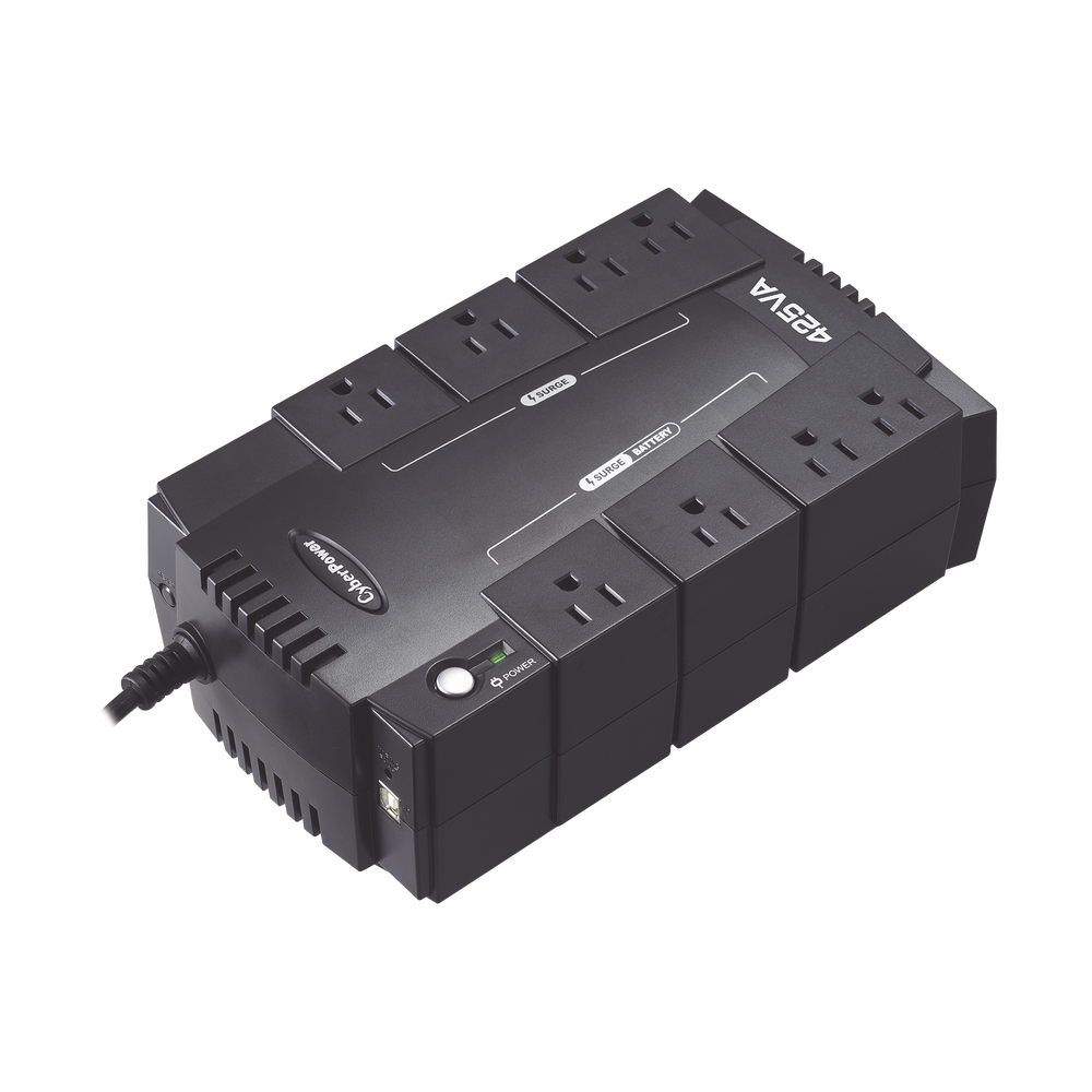 UPS de 425 VA/255 W, Topología Standby, Entrada 120 Vca NEMA 5-15P, Tipo Gabinete Compacto, Con 8 Tomas NEMA 5-15R - Imagen 3