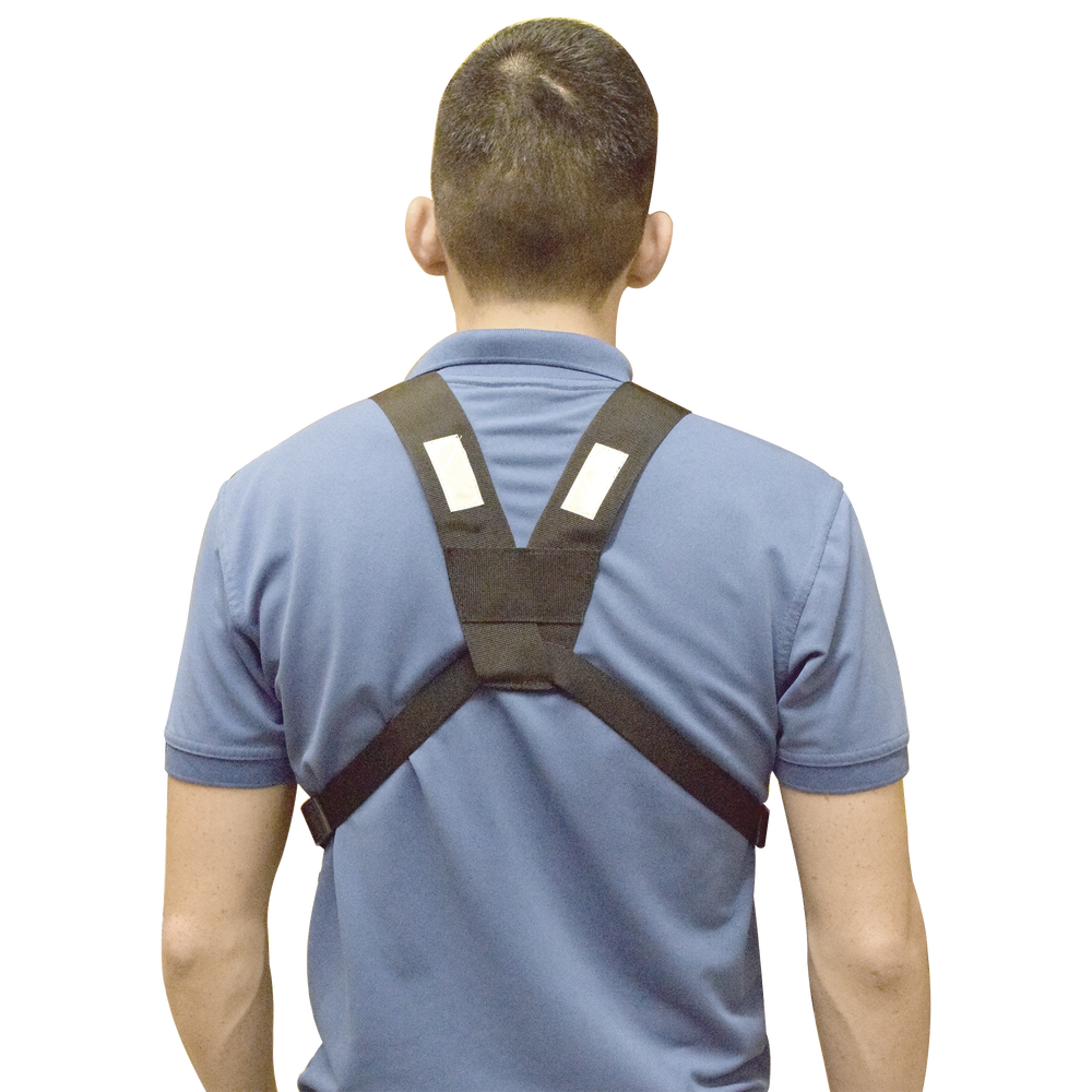 Pechera Universal con soporte para radio, sostén de bolígrafo y seguridad para la bolsa con cinta adherente. Logo TX-PRO. - Imagen 3
