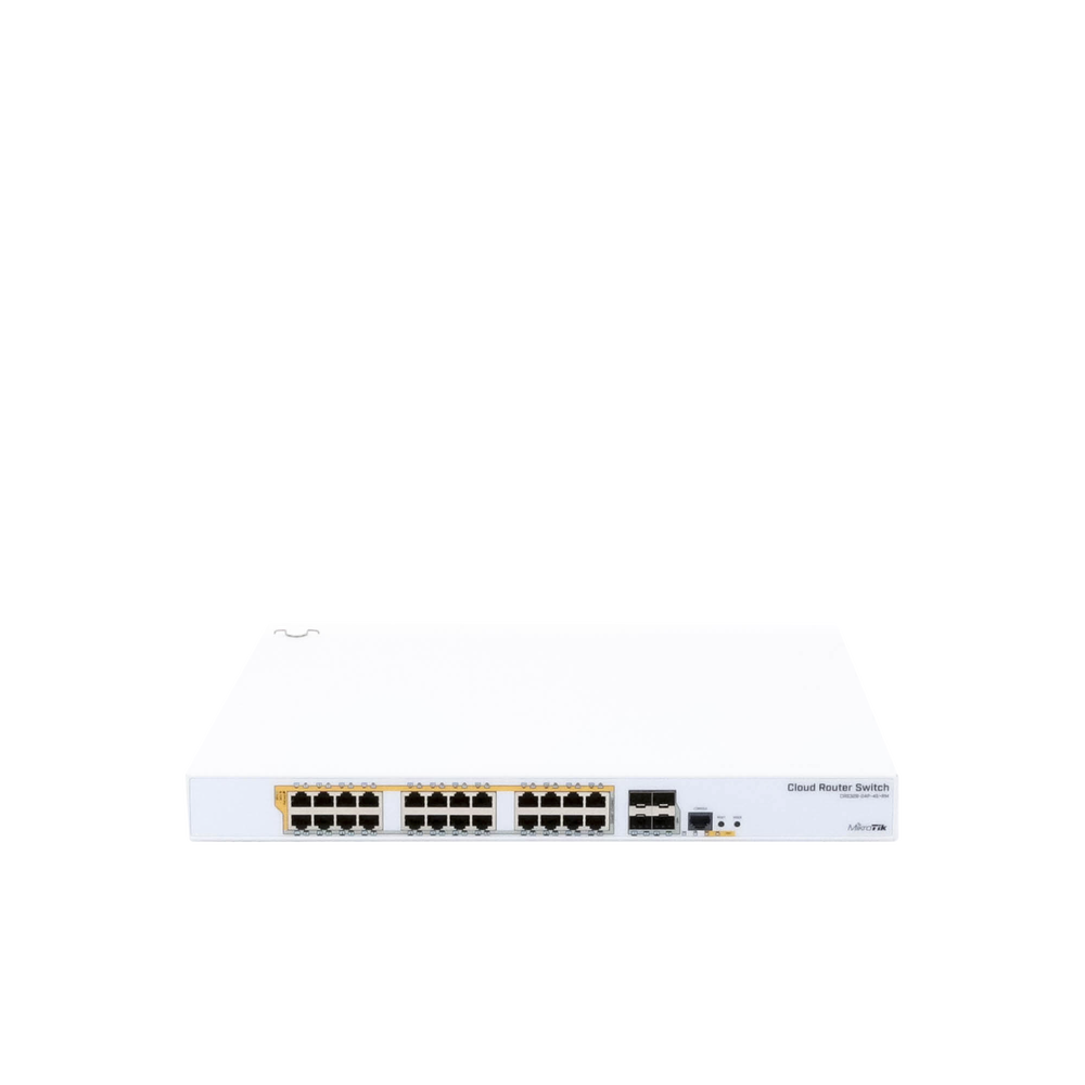 CRS328-24P-4S+RM - 24 port Gigabit Ethernet router/switch with four 10Gbps SFP+ - Imagen 5