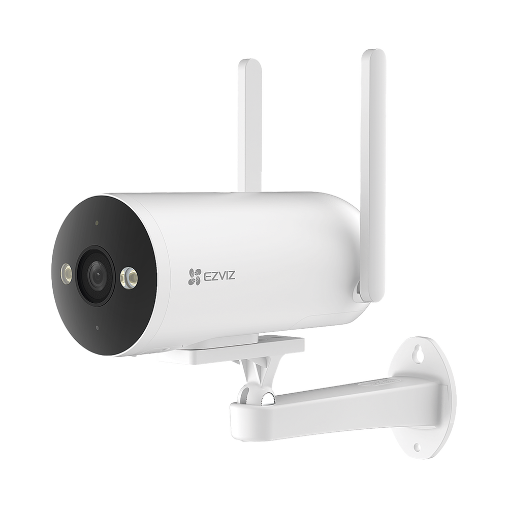 Cámara Bala / 4G / Resolución 3 Megapixel (2K) / Visión Nocturna en Color / AI Detección de Humanos y Vehículos / Defensa Activa con Sirena y Luz Estroboscópica / IP67