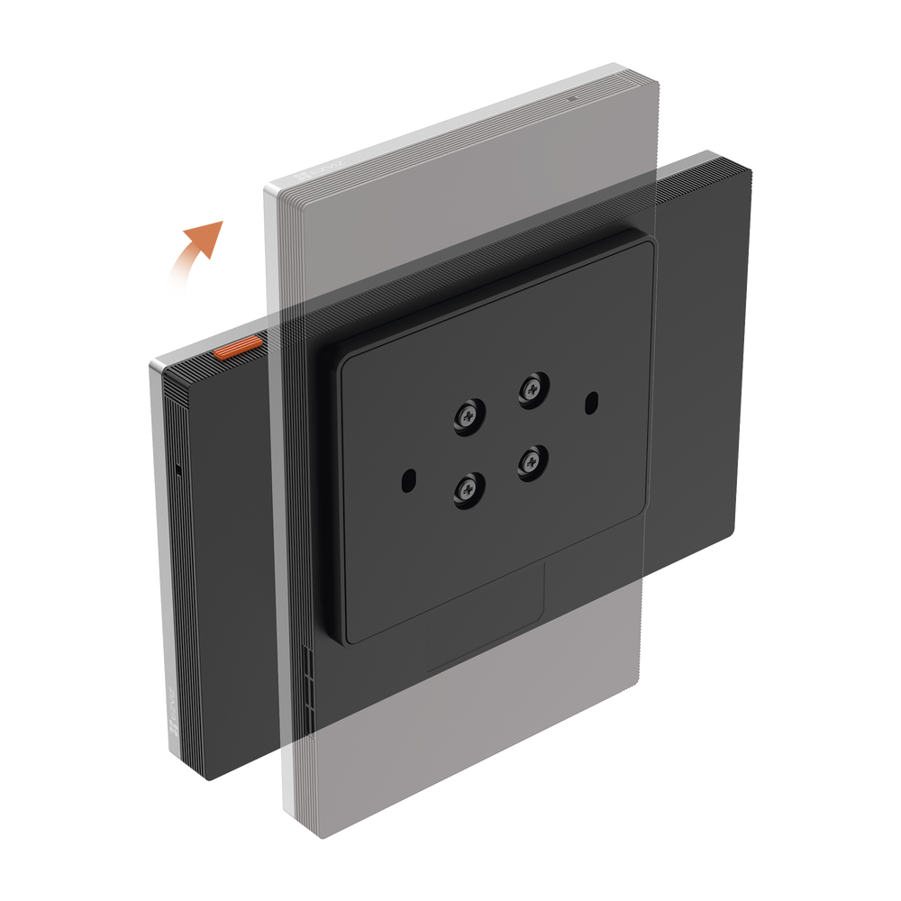 Pantalla Inalámbrica / Con Batería Recargable 4600mAh / Wi-Fi / Ideal Para Escritorio o Pared / Vista en Vivo de Cámaras EZVIZ / Compatible con Videoportero CS-HP7 para ver Cámara y Apertura Remota / Audio de Dos Vías - Imagen 3