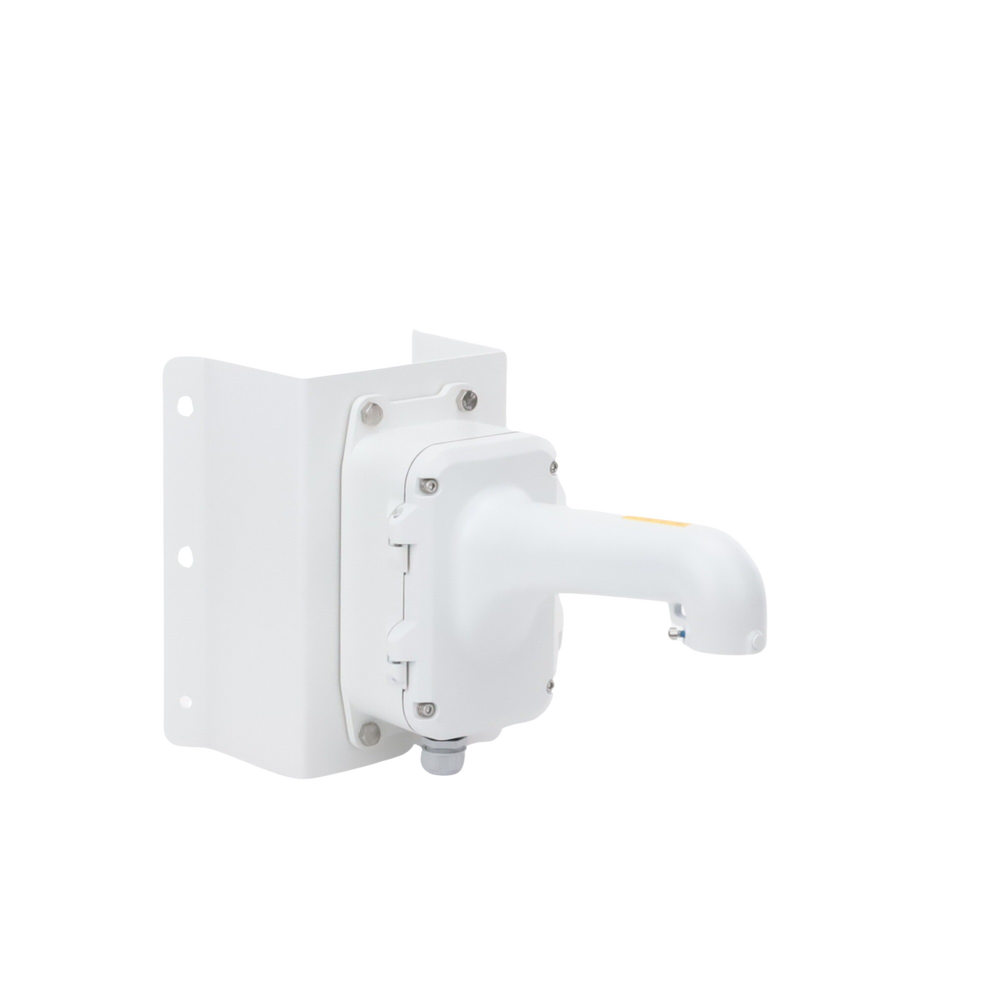 Montaje de Esquina con Caja de Conexión para Domos PTZ epcom y HIKVISION / Fabricado con Aleación de Aluminio y Acero - Imagen 4