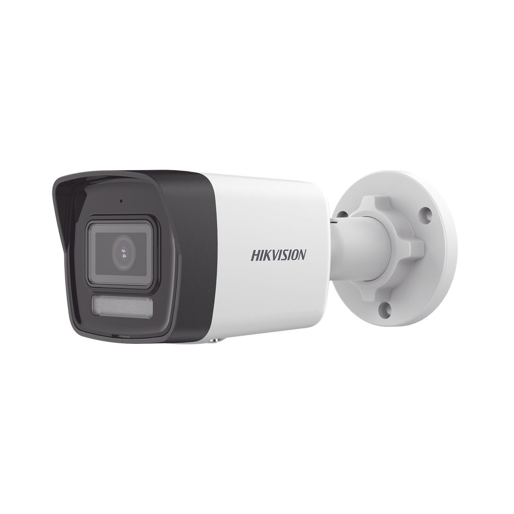 [Dual Light] Bala IP 2 Megapixel / Lente 2.8 mm / 30 mts IR + 30 mts Luz Blanca / Micrófono Integrado / Motion Detection 2.0 / Exterior IP67 / H.265 / PoE / Micro SD