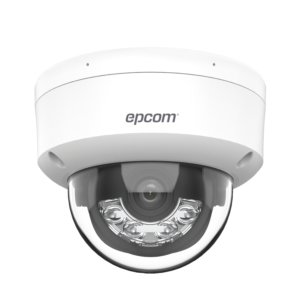 Domo IP 4 Megapixel / Lente 2.8 mm / Dual Light (30 mts IR + 30 mts Luz Blanca) / Micrófono Integrado / Antivandálico IK08 / Motion Detection 2.0 / Exterior IP67 / H.265 / PoE / ONVIF / Micro SD - Imagen 4
