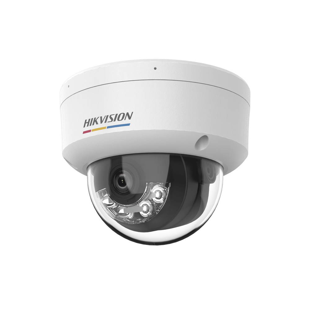 [ColorVu 3.0 + MD 3.0] Domo IP 6 Megapixel / Lente 2.8 mm / 30 mts IR + 30 mts Luz Blanca / Micrófono Integrado / Motion Detection 3.0 / Exterior IP67 / IK08 / dWDR / PoE / Micro SD