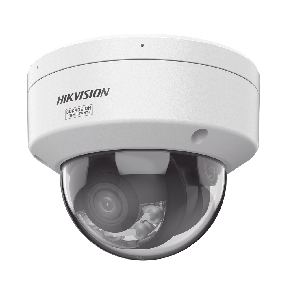 [Dual Light + ColorVu 3.0 + HikAI] Domo IP 6 Megapixel / Lente 2.8 mm / 30 mts IR + Luz Blanca / 2 Microfonos Integrados / Exterior IP67 / WDR 130 dB / ACUSENSE 3.0 / Metal / NEMA 4X / ACUSEEK