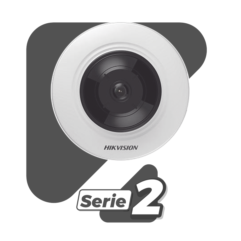 Mini Fisheye IP 5 Megapixel / Panorámica 180° - 360° / Microfono Integrado / 8 mts IR / Uso en Interior / PoE / Múltiples Vistas por iVMS-4200 / Alarmas I/O / Micro SD - Imagen 5