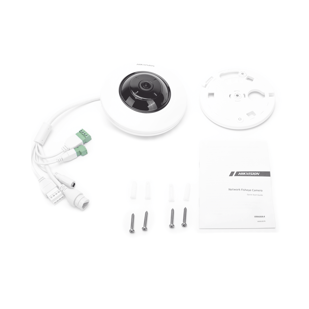 Mini Fisheye IP 5 Megapixel / Panorámica 180° - 360° / Microfono Integrado / 8 mts IR / Uso en Interior / PoE / Múltiples Vistas por iVMS-4200 / Alarmas I/O / Micro SD - Imagen 7