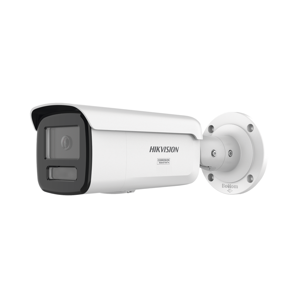 [Dual Light + ColorVu 3.0 + HikAI] Bala IP 8 Megapixel / Lente 4 mm / 60 mts IR + Luz Blanca / Exterior IP67 / Estrobo Luz Blanca / WDR 130 dB / ACUSENSE 3.0 / Metal / NEMA 4X / ACUSEEK