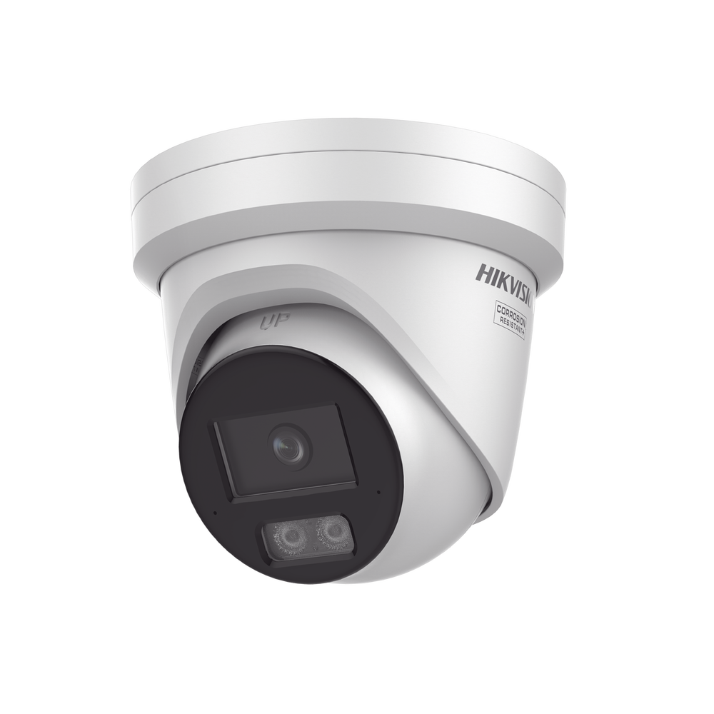 Turret IP 4 Megapixel / Imagen a color 24/7 / Lente 2.8 mm / Luz Blanca 40 mts / Exterior IP67 / Micrófono dual Integrado / WDR 130 dB / Audio y Alarma / Onvif / ACUSEEK