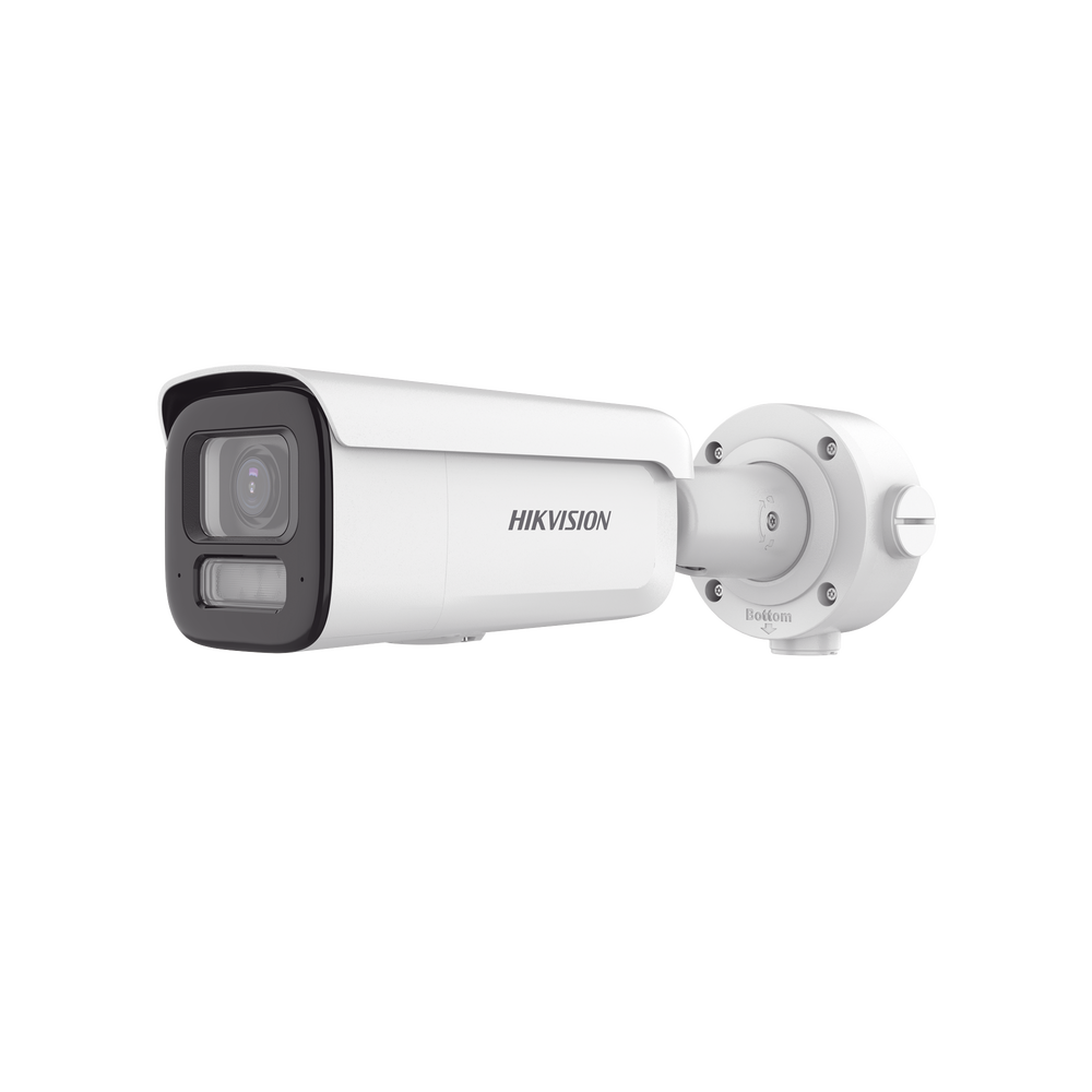 Bala IP 8 Megapixel (4K) / Lente Mot. 2.7 a 13.5 mm / Dual Light (60 mts IR + 60 mts Luz Blanca) / Darkfighter S / Exterior IP67 / IK10 / WDR 130 dB / 4 Analíticos: AcuSense, Deteccion Facial, Conteo de Personas por Cruce y Zona