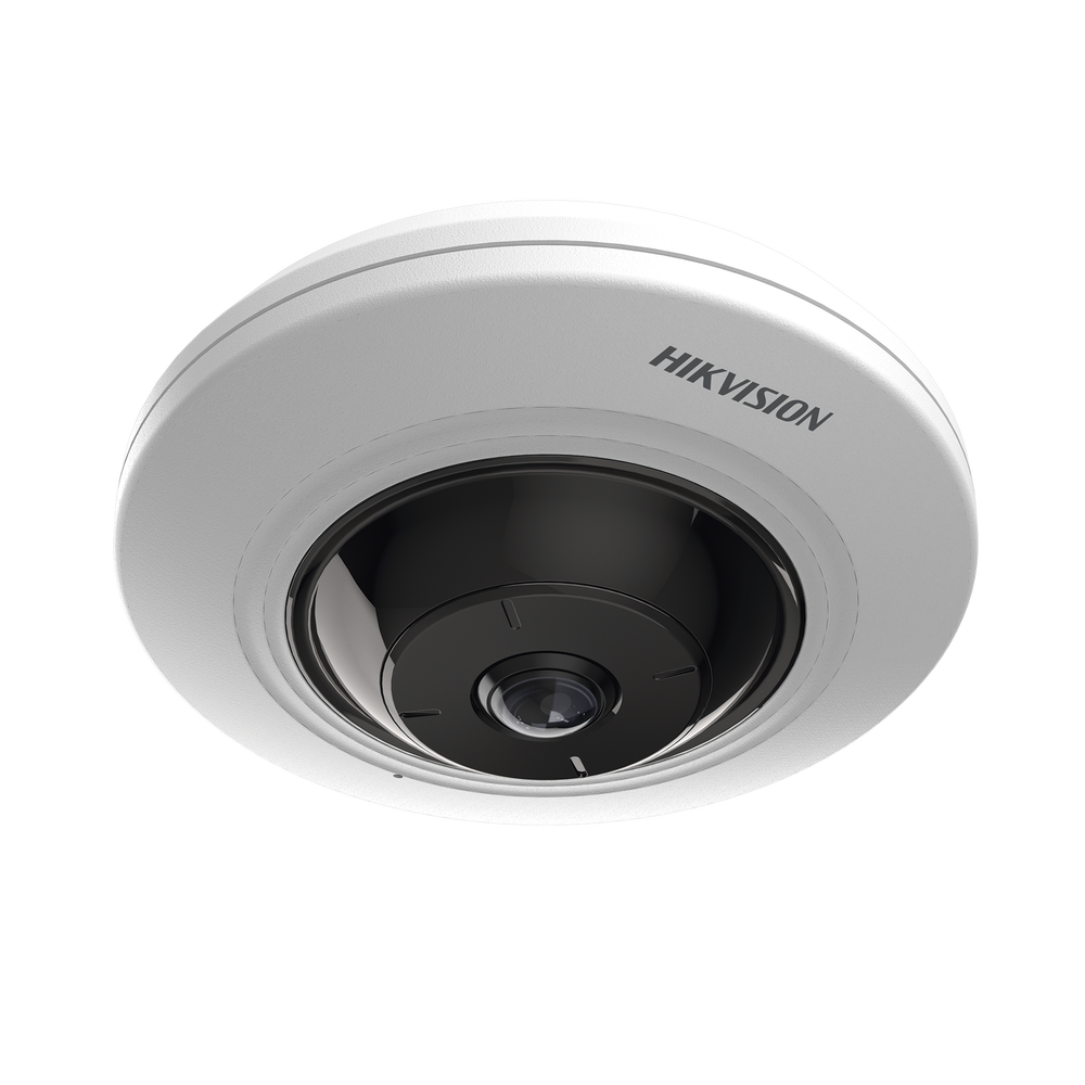 Mini Fisheye IP 5 Megapixel / Panorámica 180° - 360° / 8 mts IR / Interior / PoE / HEOP / ACUSENSE / Detección Facial / Microfono Integrado - Imagen 3