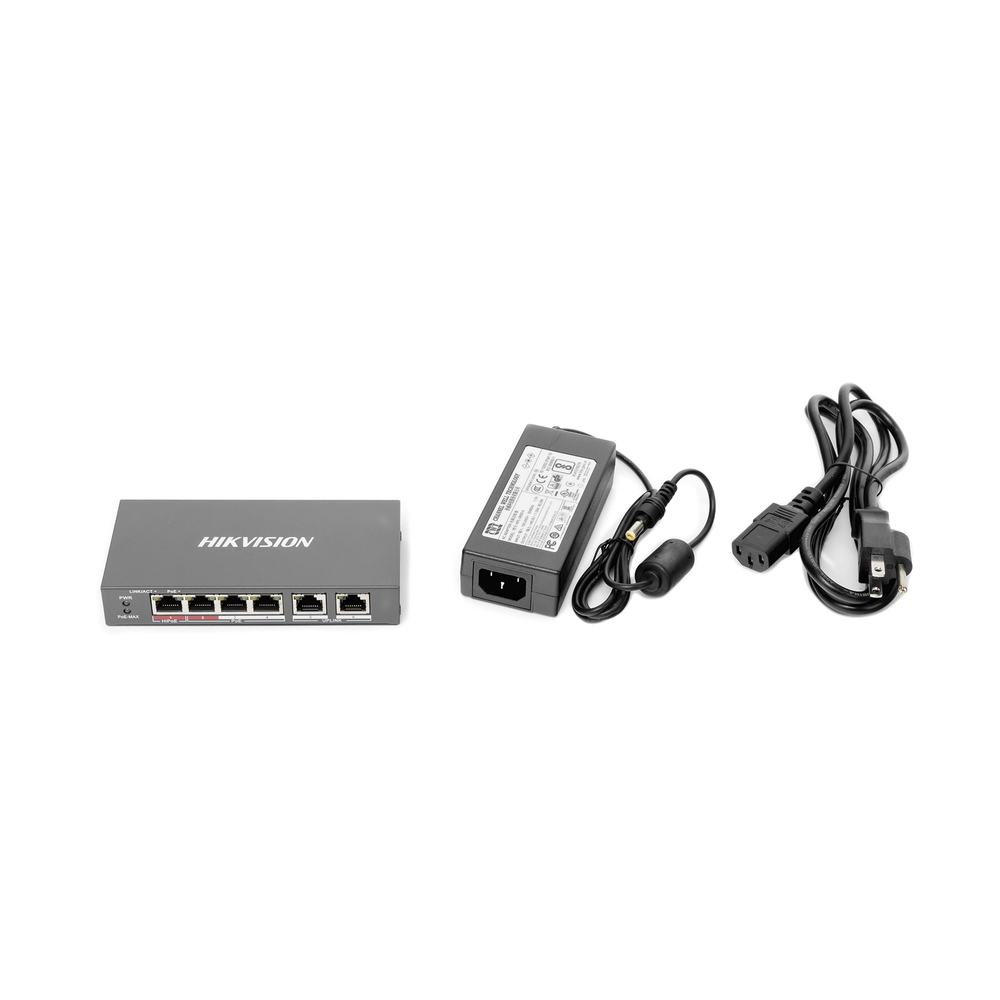 Switch PoE+ / No Administrable / 3 Puertos 10/100 Mbps 802.3 af/at (30 W) + 1 Puerto 10/100 Mbps Hi-PoE (60 W) / 2 Puertos 10/100 Mbps Uplink / Modo Extendido hasta 300 Metros / 60 W - Imagen 6
