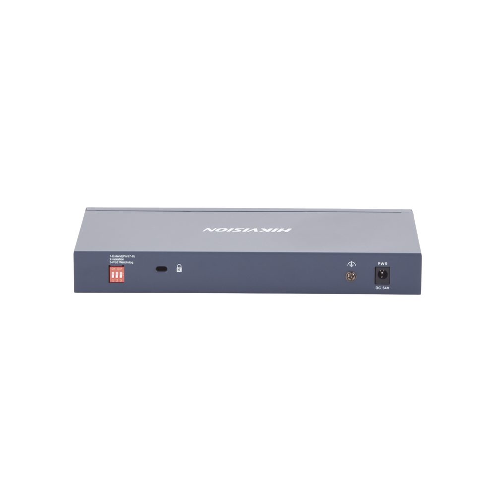 Switch PoE+ / No Administrable / 7 Puertos 1000 Mbps 802.3 af/at (30 W) / 2 Puertos 1000 Mbps Hi-PoE (90 W) / 1 Puertos 1000 Mbps Uplink / 1 Puerto SFP / Modo Extendido hasta 300 Metros / 110 Watts - Imagen 4