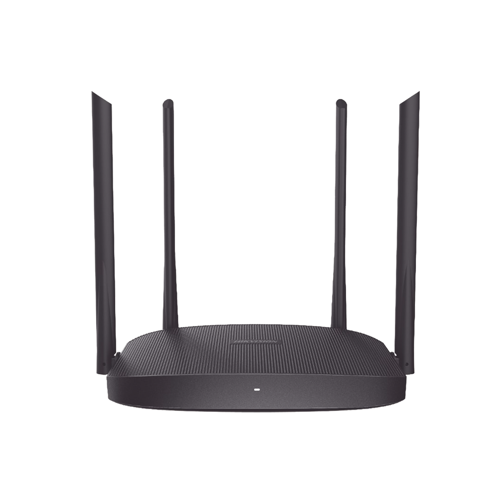 Router Inalámbrico WISP / Hasta 1200 Mbps / Doble Banda AC (2.4 GHz y 5 GHz) / 3 Puertos LAN 10/100 Mbps + 1 Puerto WAN 10/100 Mbps / 4 Antenas Externas Omnidireccional de 5 dBi / Interior