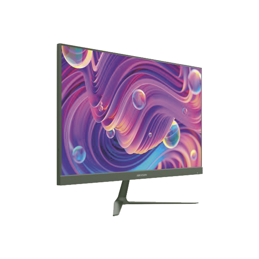 Monitor LED Full HD (1080p) de 23.8" / Ideal para CCTV, Oficina y Hogar / Entrada HDMI-VGA / Montaje VESA ( 75 X 75) / Uso 16/7 / Backlight E-LED / Ultra Delgado