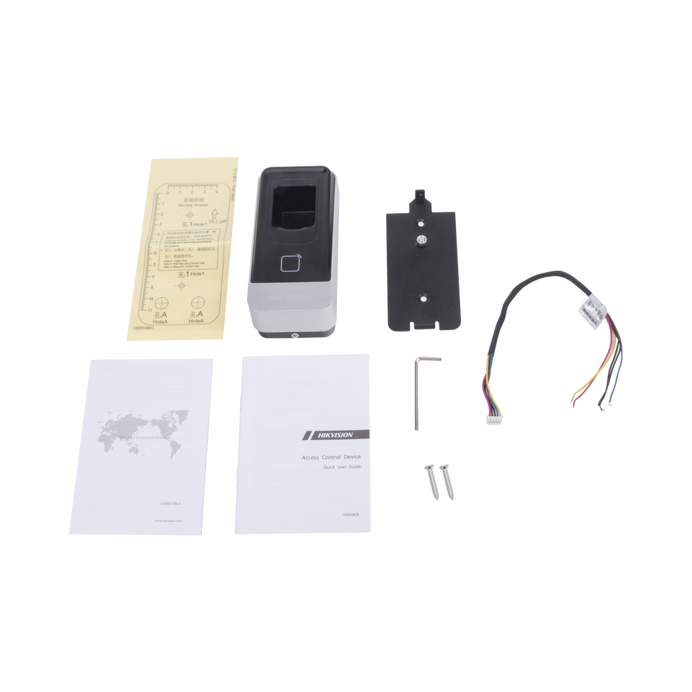 Lector esclavo PROX EM IP65 / Huella Digital / Lector de Tarjetas de Proximidad / RS-485 / Interior y Exterior / Requiere Panel de Control de Acceso DS-K26 Series y DS-K27 - Imagen 4