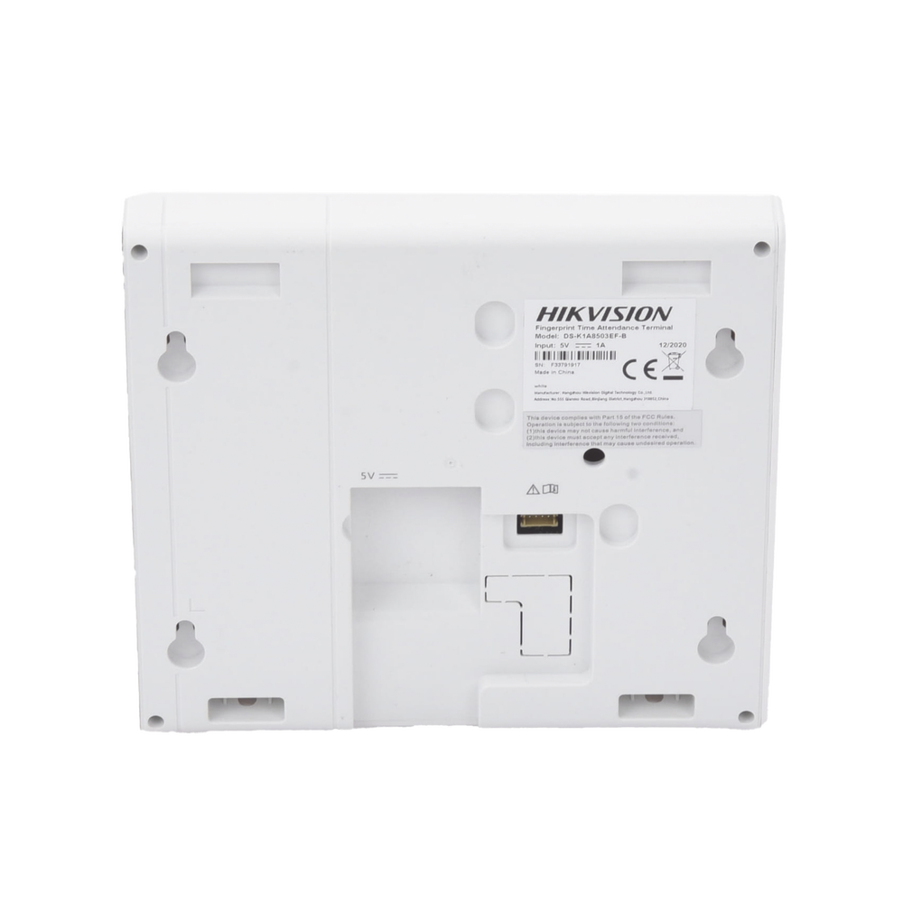 Checador de Huella con Batería de Respaldo / 1,000 Huellas / 100,000 Eventos / LCD 2.4 Pulgadas / TCP-IP / USB / Lector EM 125 kHz / iVMS-4200 - Imagen 3