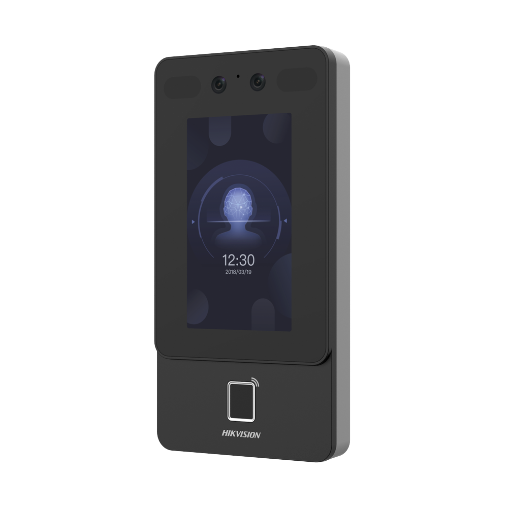 Terminal Min Moe de Reconocimiento Facial / Lector PROX EM 125 kHz / Cámara 2 MP con HIK-IA / Pantalla Táctil 4.3" / PoE y WiFi / Exterior IP65 / 1,500 Rostros / 3,000 Huellas / SIP Estándar - Imagen 3
