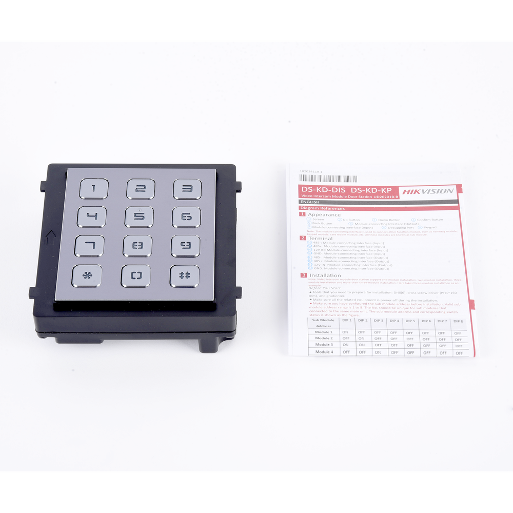 Módulo de Teclado para Frente de Calle Modular / Desbloqueo de Puerta Mediante Código / Llamada a monitor. - Imagen 5