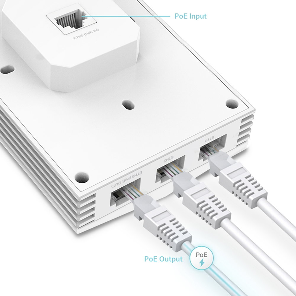 Punto de Acceso Omada / Wi-Fi 6 AX3000 MU-MIMO 2x2 / Alta Densidad de Usuarios / Configuración por Controlador o Stand-Alone / Para Montaje en Techo/pared / Alimentación PoE+ - Imagen 4