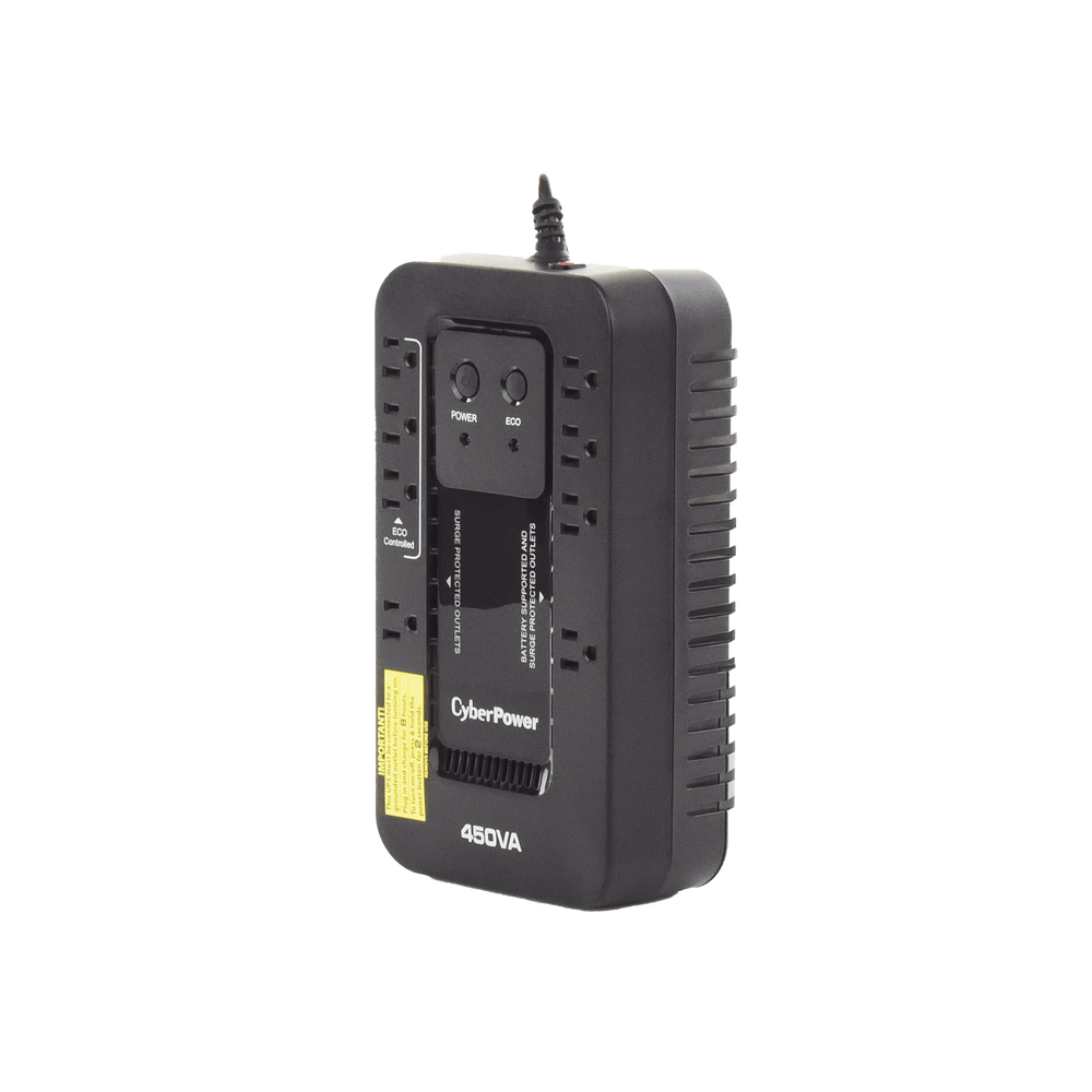 UPS de 450 VA/260 W, Topología Standby con Modo Ahorrador ECO, Entrada 120 Vca NEMA 5-15P, Con 8 Tomas NEMA 5-15R - Imagen 5