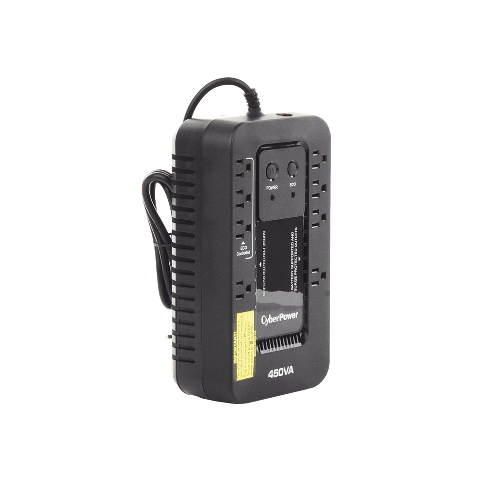 UPS de 450 VA/260 W, Topología Standby con Modo Ahorrador ECO, Entrada 120 Vca NEMA 5-15P, Con 8 Tomas NEMA 5-15R - Imagen 7