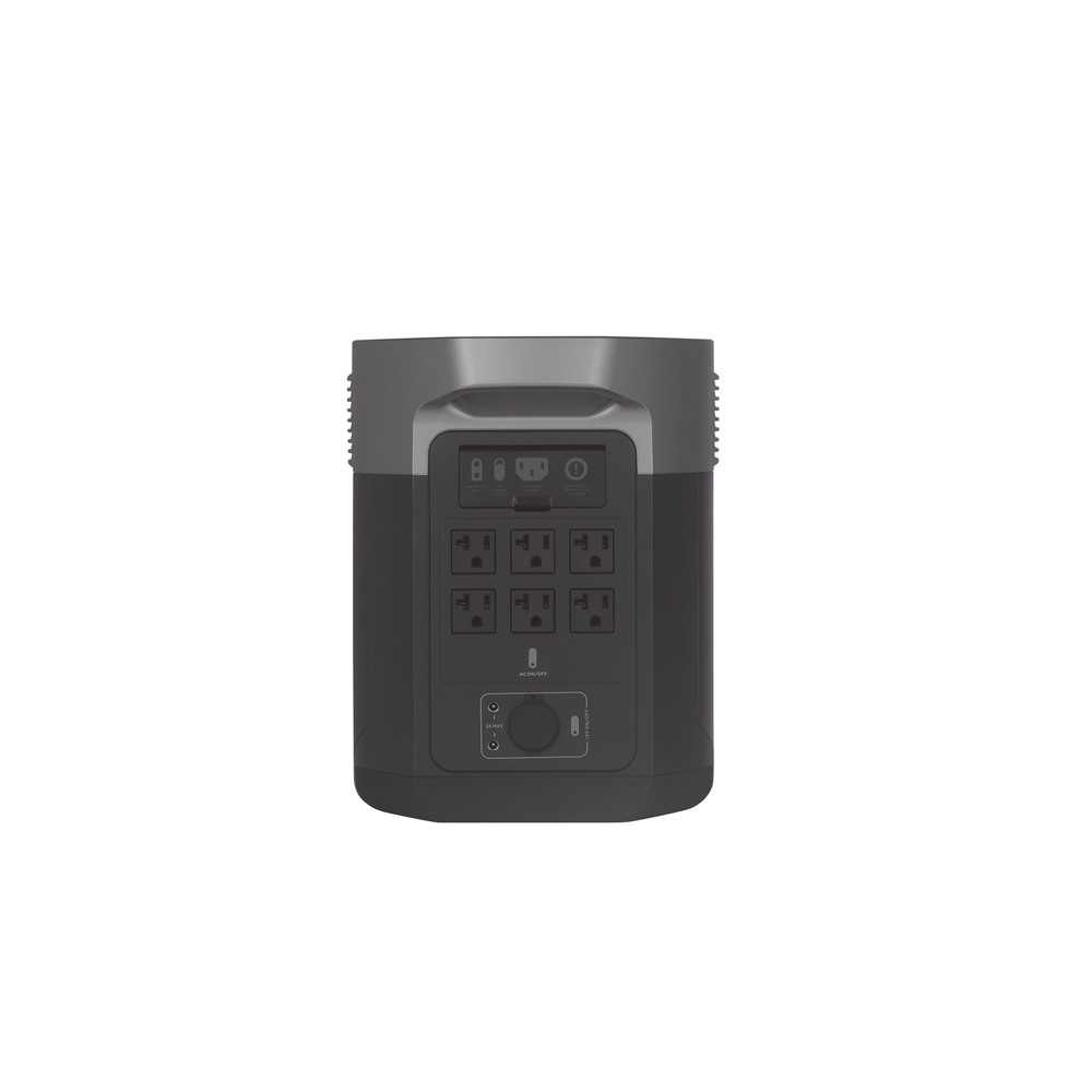 EcoFlow DELTA 2 MAX | Estación de Energía Portátil 2048Wh Litio LFP / 6 AC 2400 W (Max. 3400W) / 2 USB-C 100W / Capacidad para Aumentar Respaldo / Soporta Cargador de Coche 10A a 12.6V / Conectividad WiFi y Bluetooth (App) / Carga Sol - Imagen 5