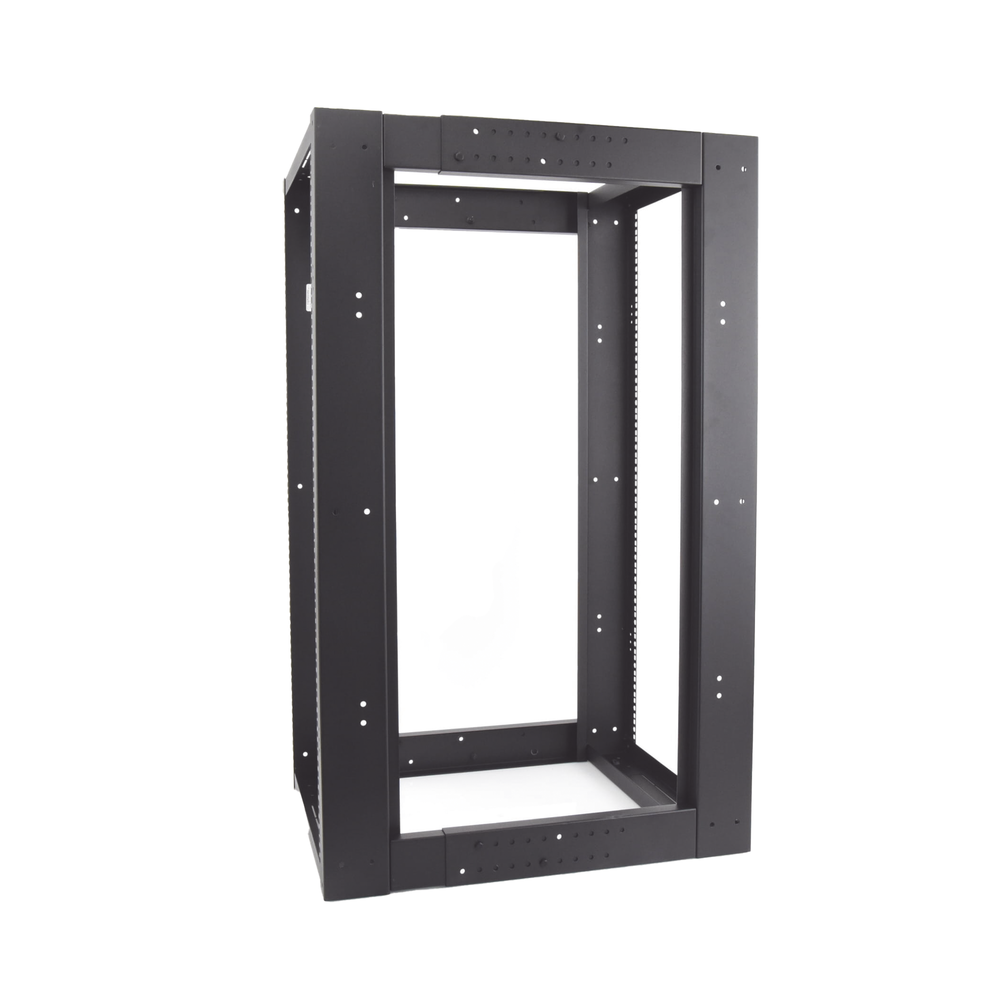 Rack Estándar 19" de 4 Postes, Acero, 24 Unidades, Profundidad Ajustable. - Imagen 4