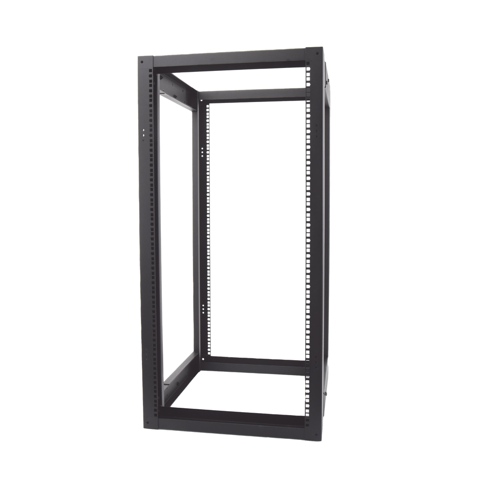 Rack Estándar 19" de 4 Postes, Acero, 24 Unidades, Profundidad Ajustable. - Imagen 3