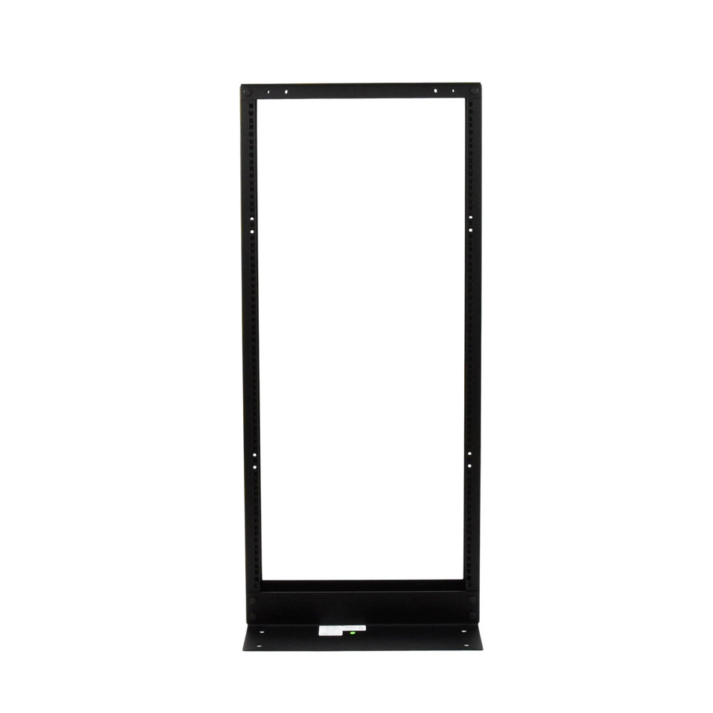 Rack de 2 Postes, Estándar 19", 24 Unidades, Fabricado en Acero, Base "L" para Anclar a Piso. - Imagen 4