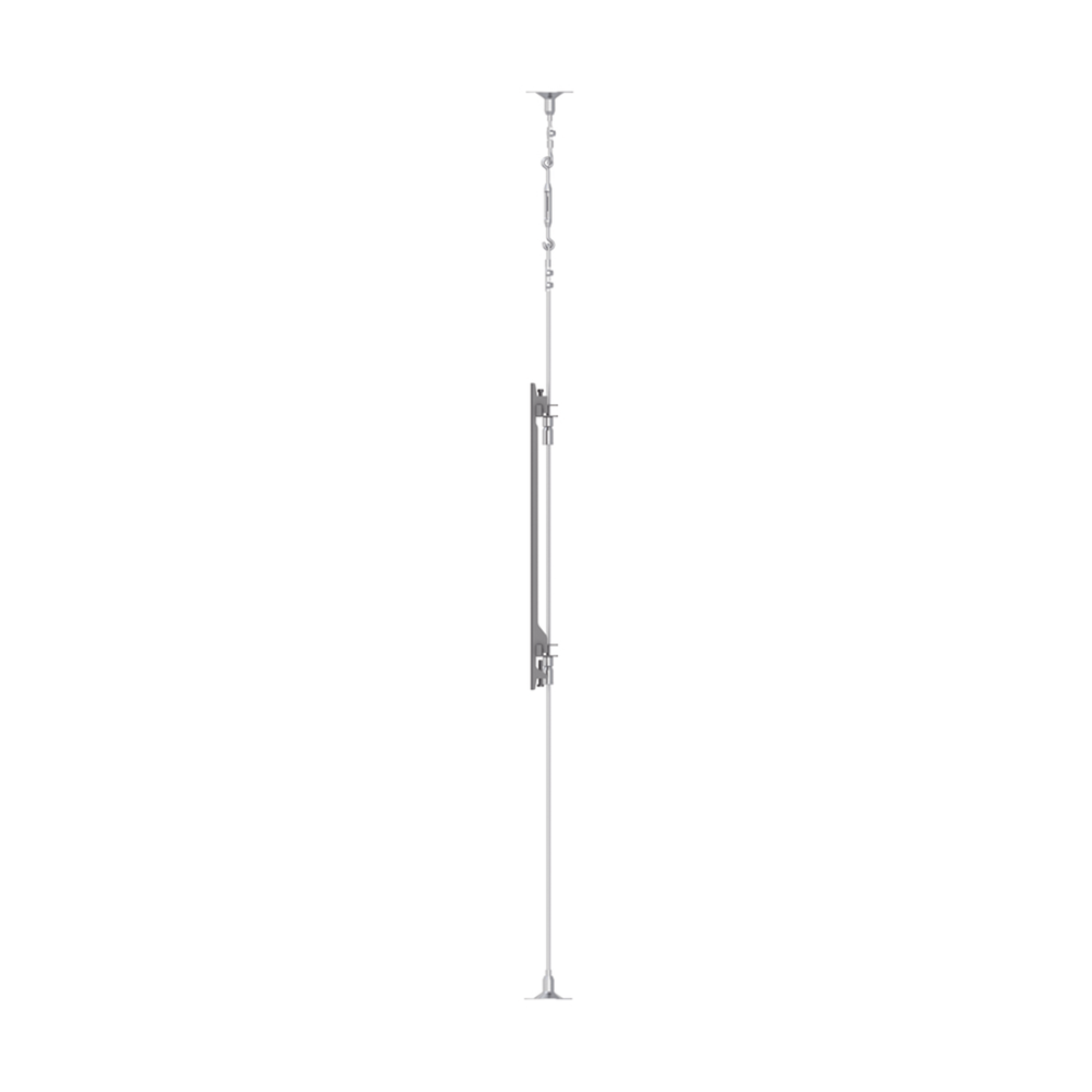Montaje Cableado de Acero| Suelo a Techo| Capacidad Máx. de Carga 30kg| Para Pantallas de 32" ~ 75"| VESA 400 x 600 - Imagen 4