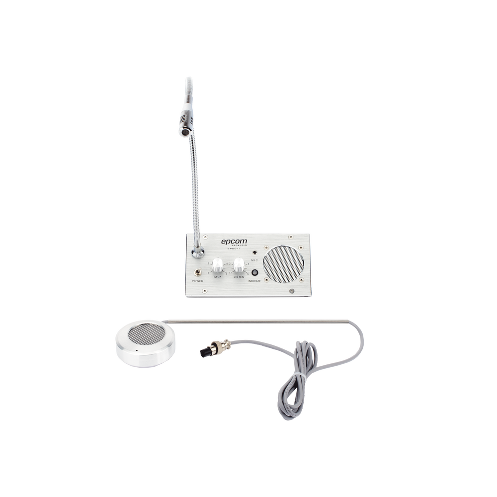 Sistema de Intercomunicación | Ideal para Ventanillas | Audio de voz de dos vías | 12V/1A 2W | Micrófono Interior + Micrófono Exterior - Imagen 5