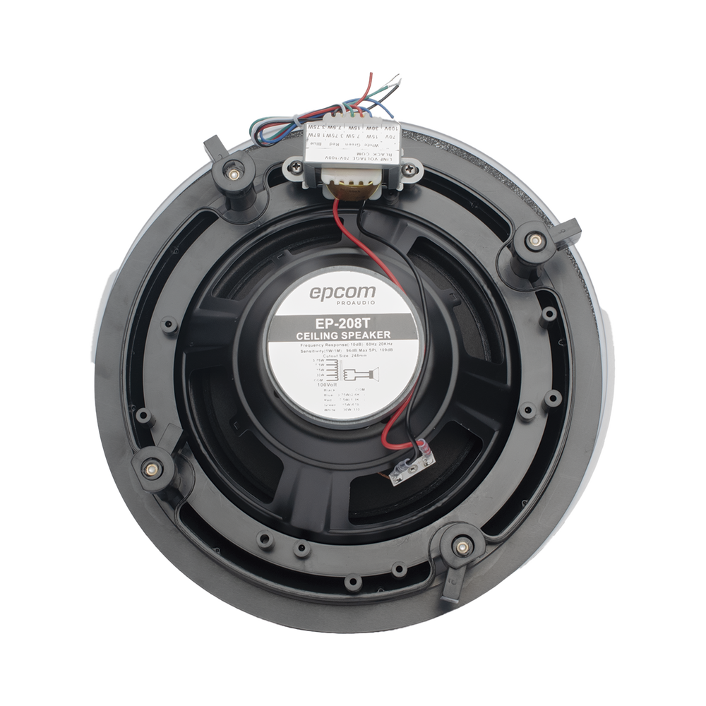 Altavoz de 2 vías | Montaje en Techo | 8" | 1.87 - 30 W | 70/100V | 94 dB de Sensibilidad - Imagen 4