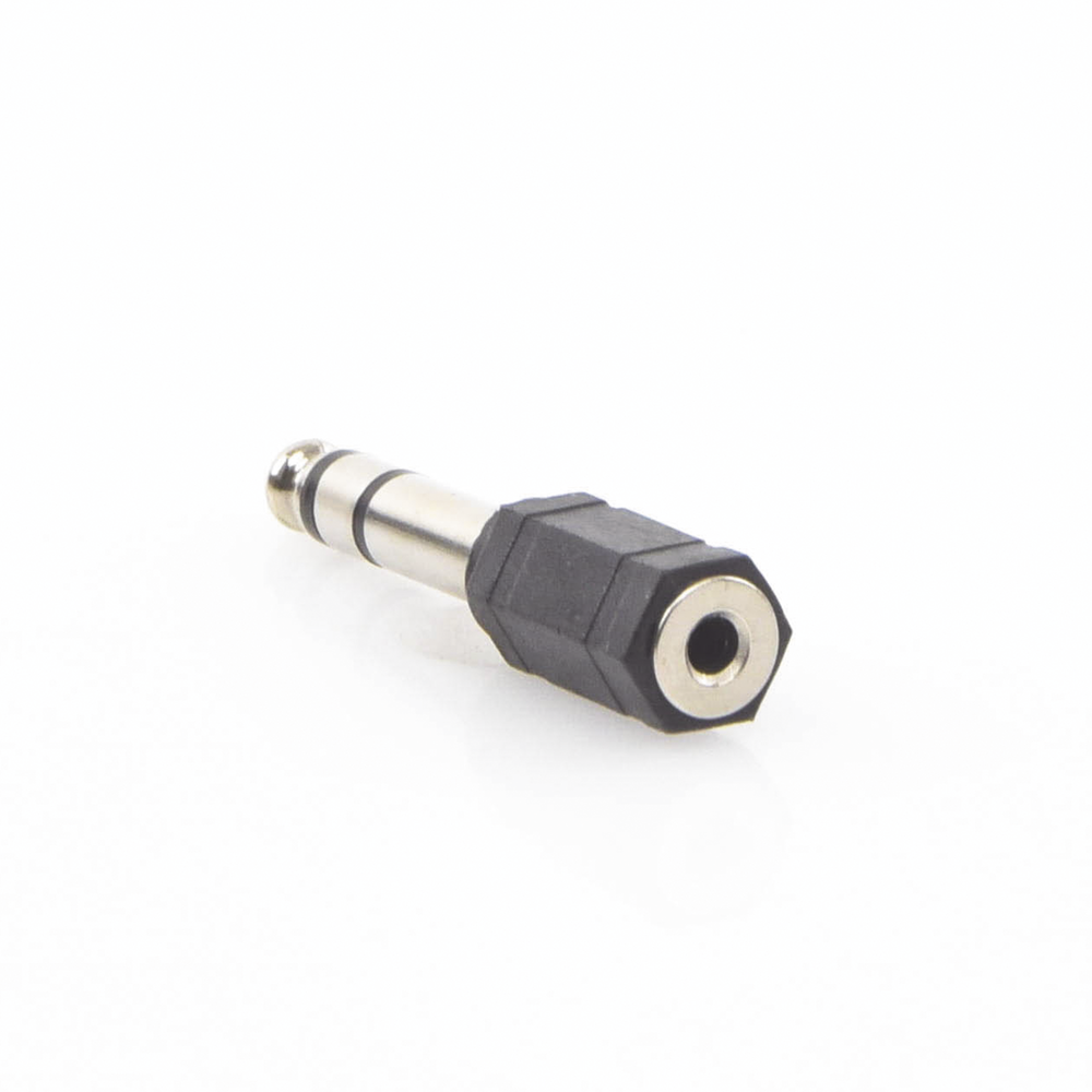 Adaptador de audio 3.5mm hembra a 6.3mm macho (Audio estereo) - Imagen 4