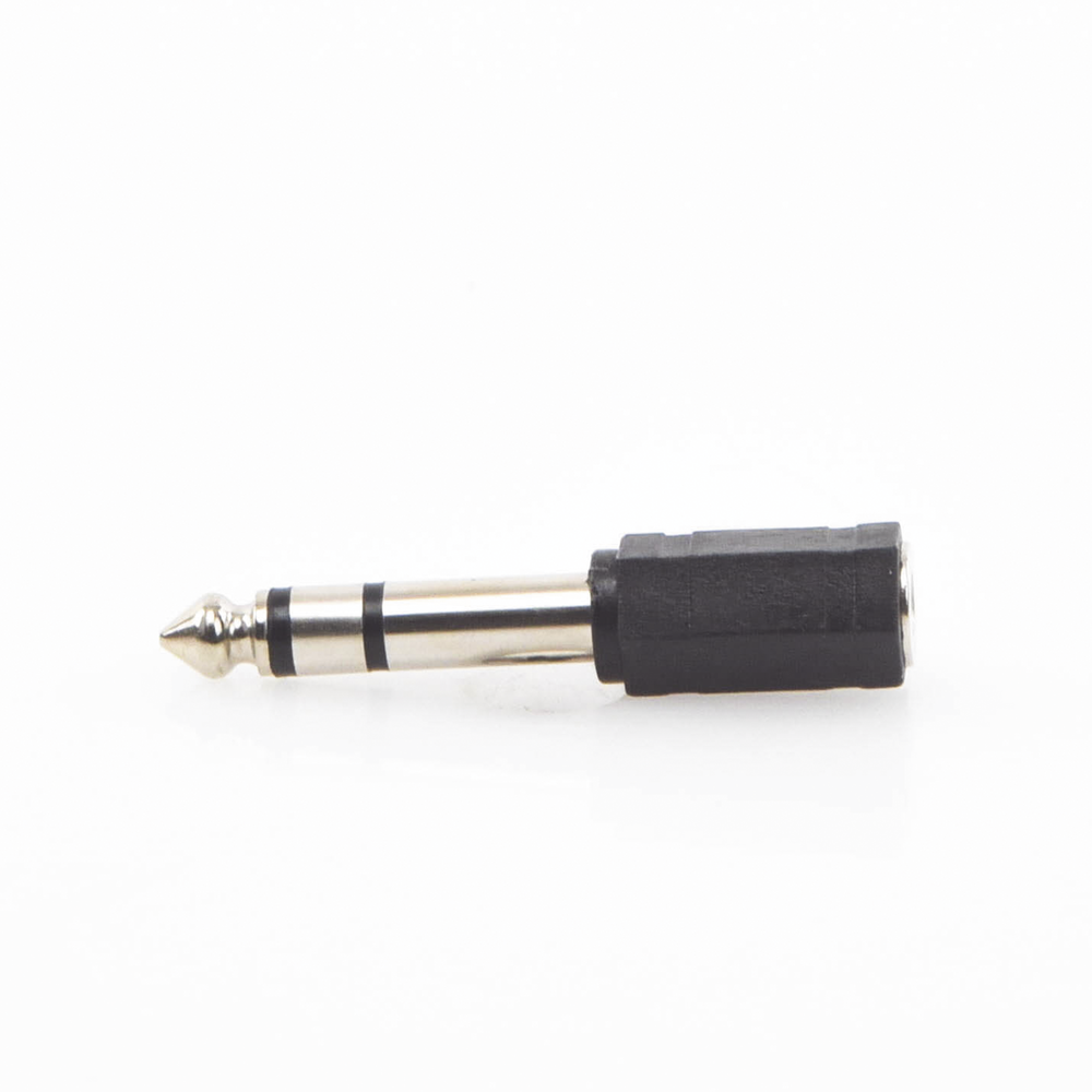 Adaptador de audio 3.5mm hembra a 6.3mm macho (Audio estereo) - Imagen 3