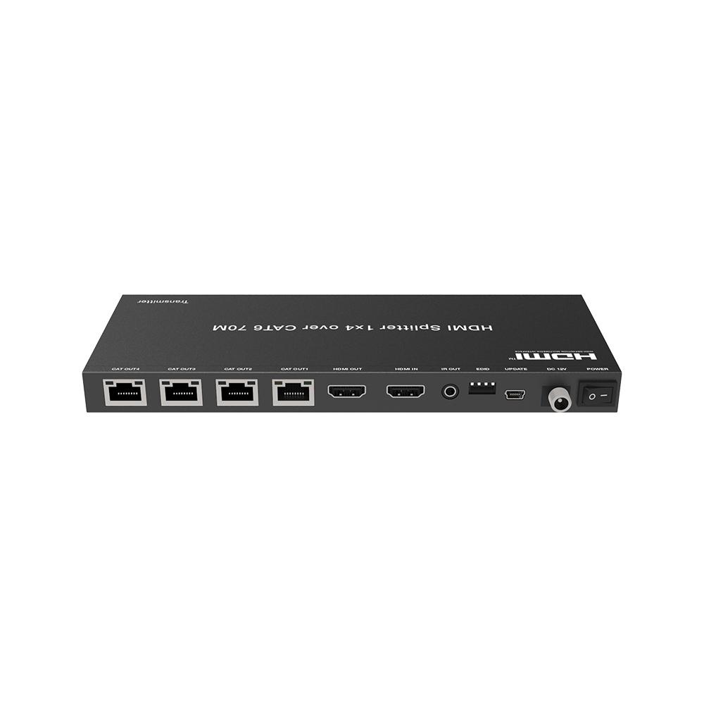 Splitter HDMI 1x4 | Extensor HDMI | 4K@30Hz 40m | 1080p@60Hz 70m | Función PoC | 4:4:4 - Imagen 3
