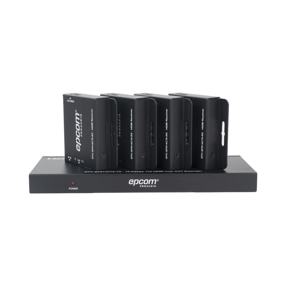 Splitter HDMI 1x4 | Extensor HDMI | 4K@30Hz 40m | 1080p@60Hz 70m | Función PoC | 4:4:4 - Imagen 4