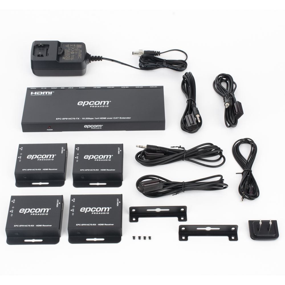 Splitter HDMI 1x4 | Extensor HDMI | 4K@30Hz 40m | 1080p@60Hz 70m | Función PoC | 4:4:4 - Imagen 8