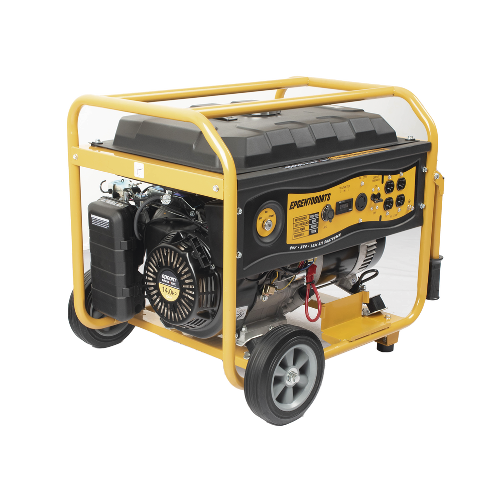 Generador a Gasolina / Planta de Emergencia con Encendido Automático, 6.5KW, 220Vac 2 Fases, Jaula con Ruedas para Fácil Traslado - Imagen 4