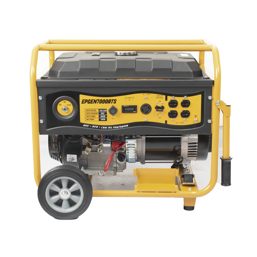 Generador a Gasolina / Planta de Emergencia con Encendido Automático, 6.5KW, 220Vac 2 Fases, Jaula con Ruedas para Fácil Traslado - Imagen 5