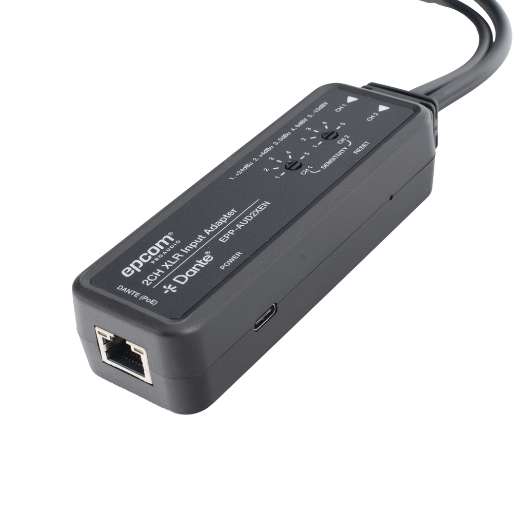 Extensor de Audio Dante® | 2CH XLR Input Adapter | Entrada XLR Balanceada/No Balanceada 2 Canales | Salida Digital Dante® 2CH | Latencia Configurable 1, 2 o 5 ms | Ancho de Banda 100M | Compatible con HDMI 1.4 | Protección ESD IEC 61000-4-2 - Imagen 5