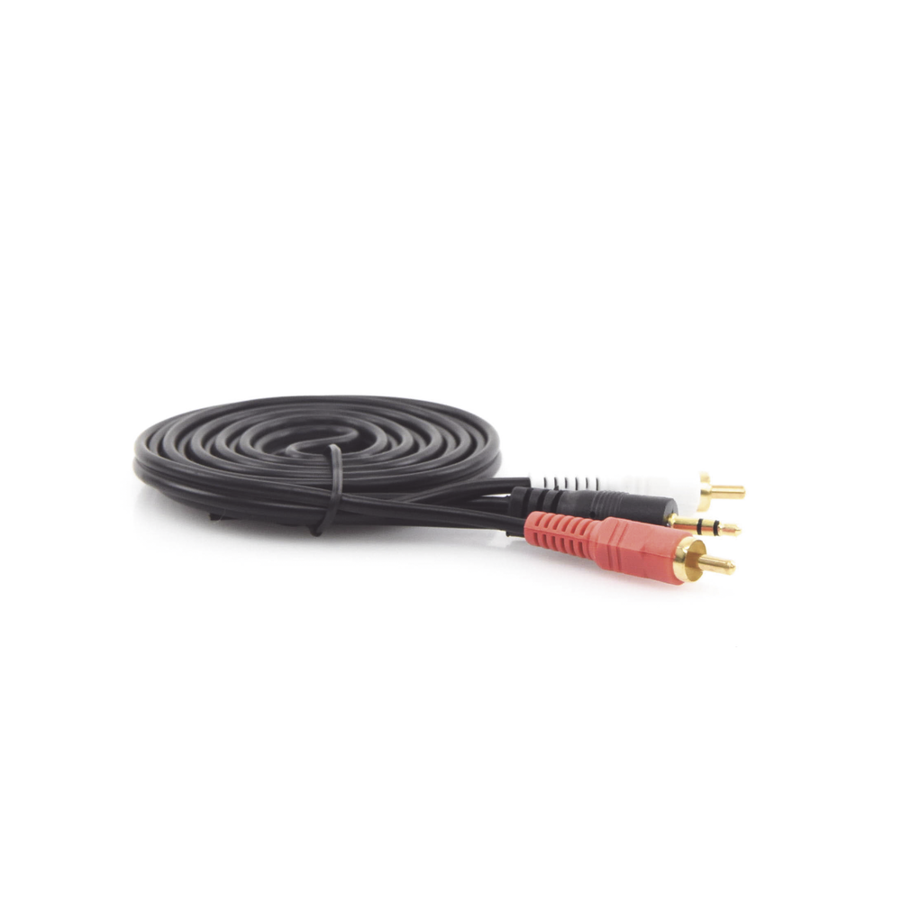 Convertidor 3.5mm Estéreo a 2 RCA Macho 1.83m | para Aplicaciones de Audio | Compatible con Amplificadores VSSL y Epcom ProAudio - Imagen 3