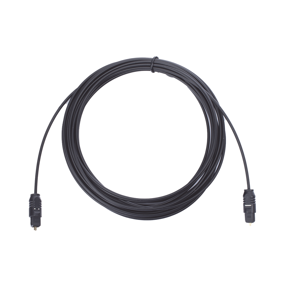 Cable Toslink de Fibra Óptica de 4.6m | Ideal para Mandar Audio Digital para Sistemas de Alta Calidad | Compatible con Amplificadores VSSL