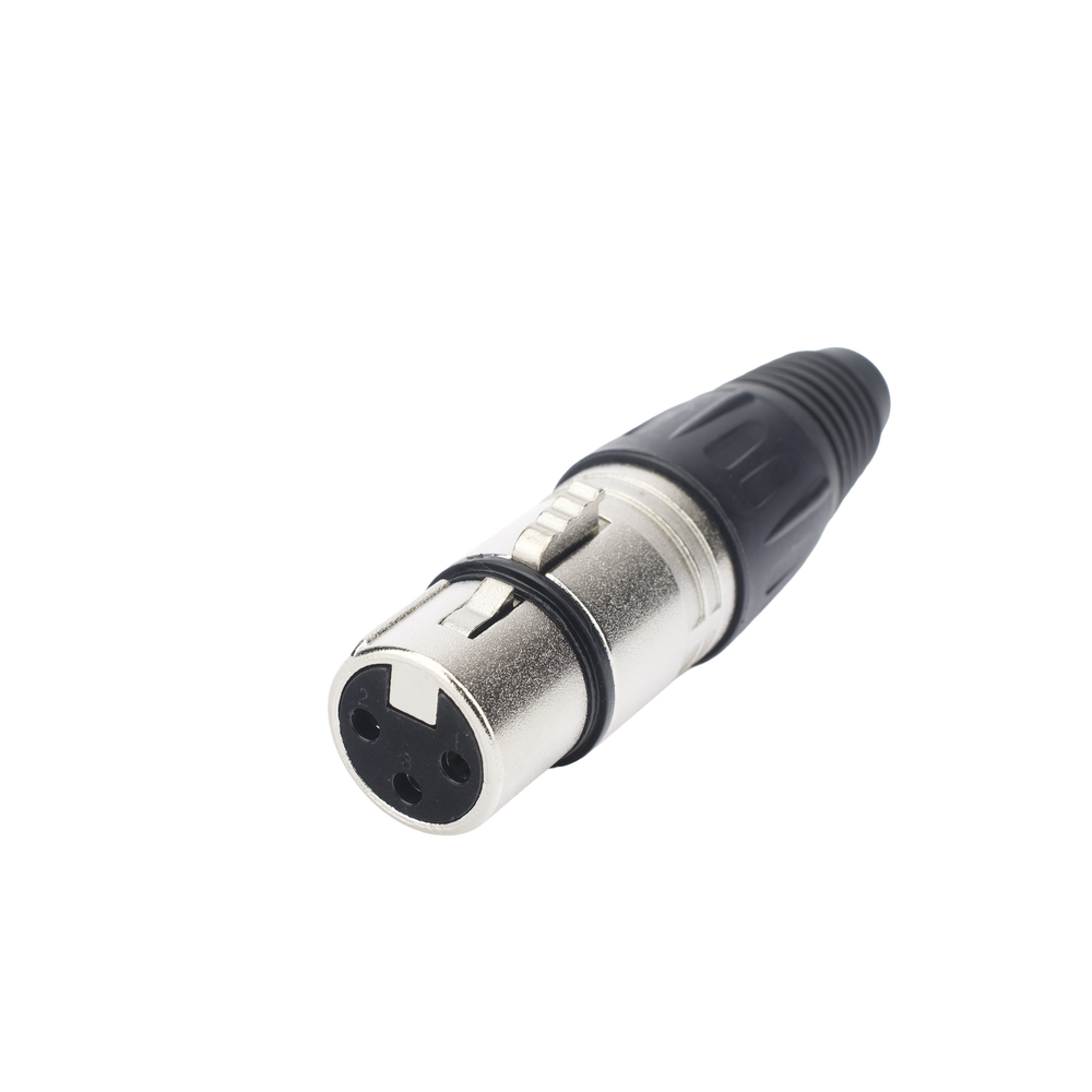 Kit Conector XLR Hembra + XLR Macho | Ideal para Conexiones de Micrófonos, Mezcladoras | Equipo de Audio Profesional - Imagen 4