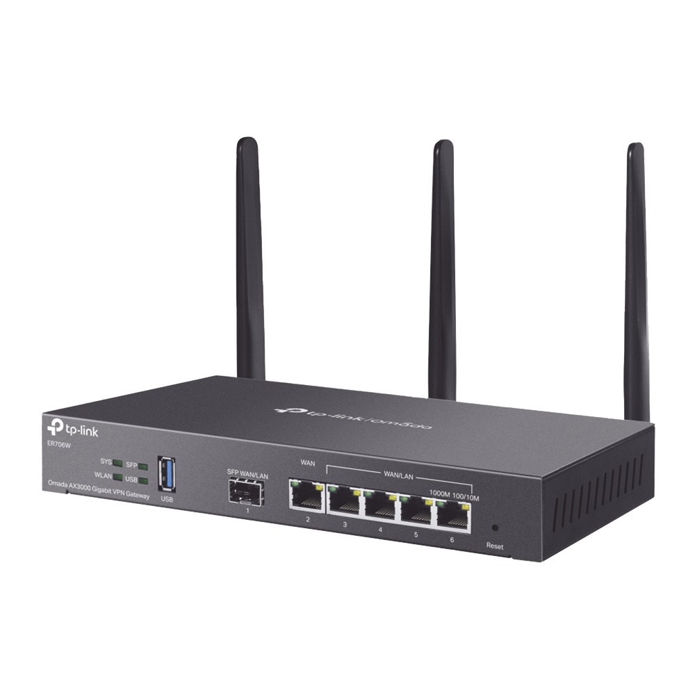 Router Omada VPN / SDN Multi-WAN Gigabit / 1 Puerto WAN SFP Gigabit / 1 Puerto WAN RJ45 Gigabit / 2 Puertos LAN RJ45 Gigabit / 2 Puertos Configurables LAN/WAN / 150,000 Sesiones Concurrentes / Administración Centralizada Omada o Stand-Alone - Imagen 3