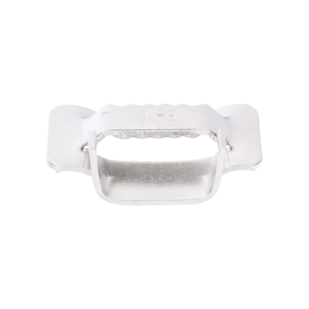 Hebillas PanSteel™ de Acero Inoxidable 201, Para Uso con Fleje ESW16T76-CR2 de 5/8, Paquete de 100pz - Imagen 4
