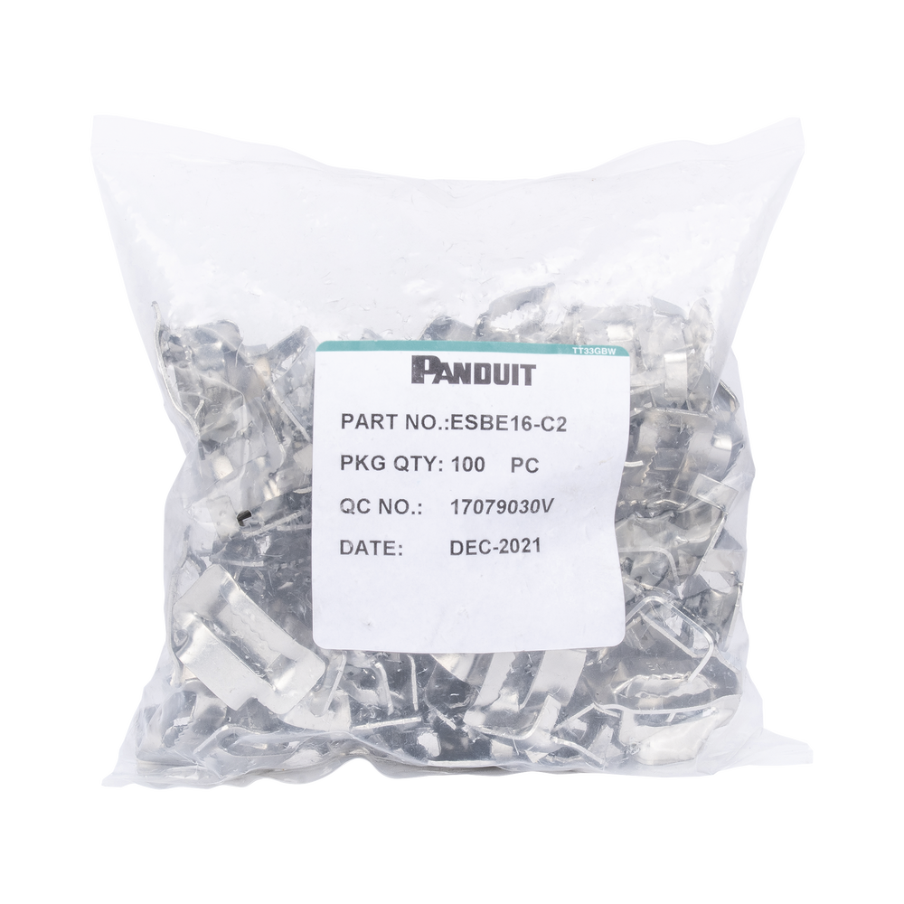 Hebillas PanSteel™ de Acero Inoxidable 201, Para Uso con Fleje ESW16T76-CR2 de 5/8, Paquete de 100pz - Imagen 5